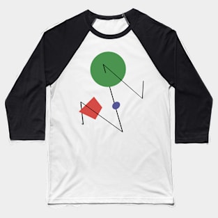 Abstract Design Baseball T-Shirt